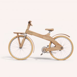 We passed a group of these wooden bikes on Sunday (would that be a grove of them?)